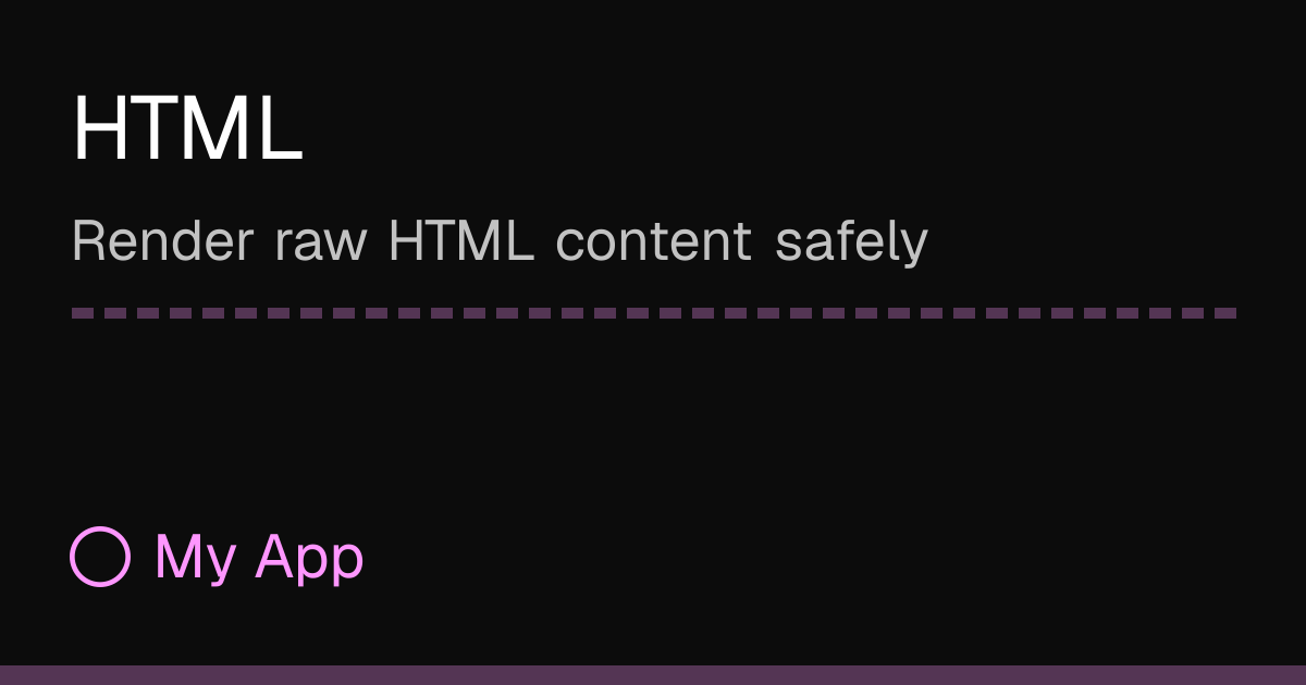 HTML