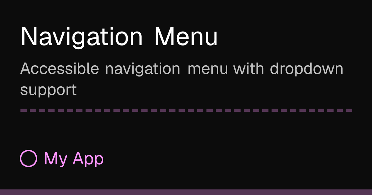 Navigation Menu