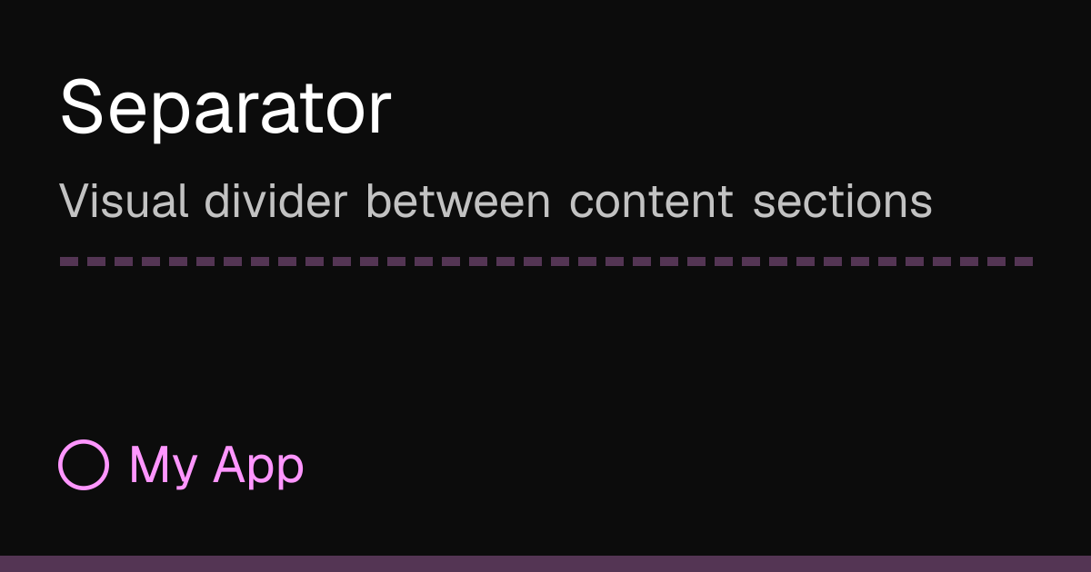 Separator