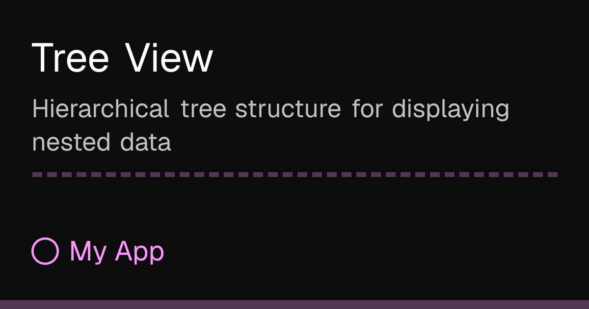 Tree View