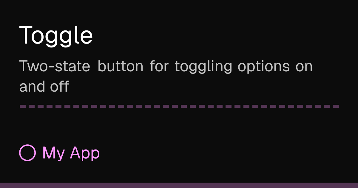 Toggle