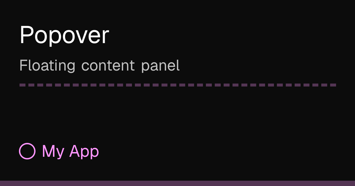 Popover Android Popover