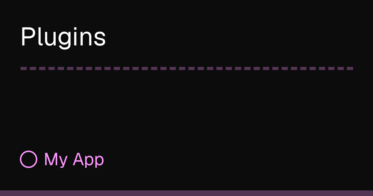 Plugins
