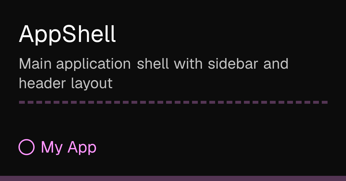 AppShell