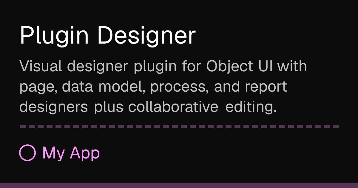 Plugin Designer
