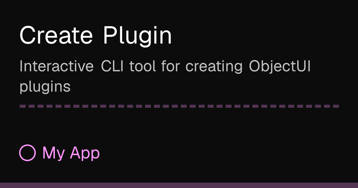 Create Plugin